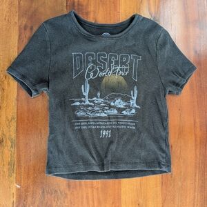 Desert Adventure Kids Black Tee
